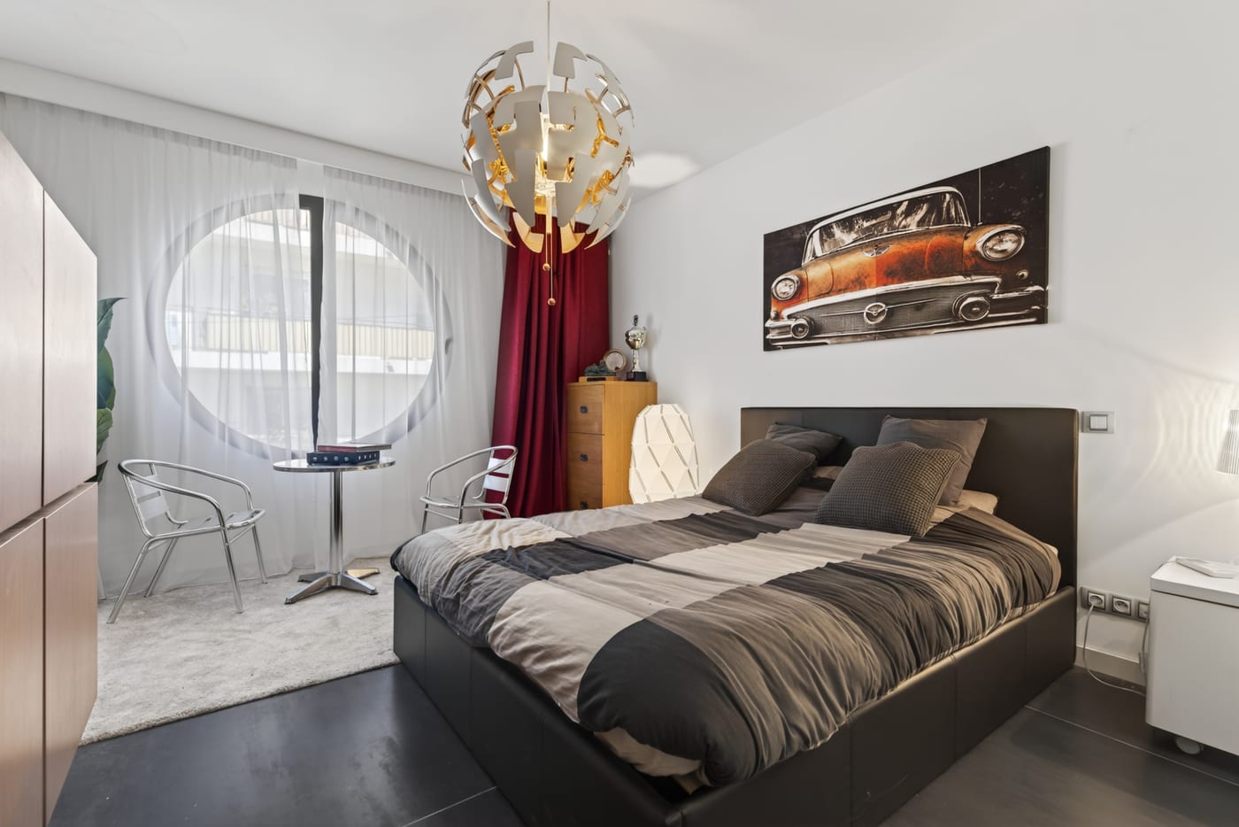 Bedroom with natural light
